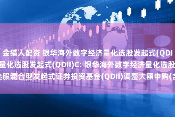 金猎人配资 银华海外数字经济量化选股发起式(QDII)A,银华海外数字经济量化选股发起式(QDII)C: 银华海外数字经济量化选股混合型发起式证券投资基金(QDII)调整大额申购(含定期定额投资)业务的公告