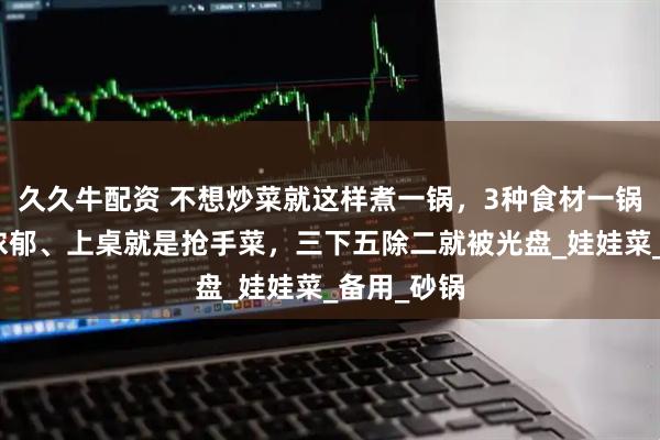 久久牛配资 不想炒菜就这样煮一锅，3种食材一锅出，香味浓郁、上桌就是抢手菜，三下五除二就被光盘_娃娃菜_备用_砂锅